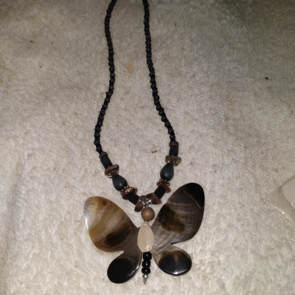 Delicate butterfly necklace